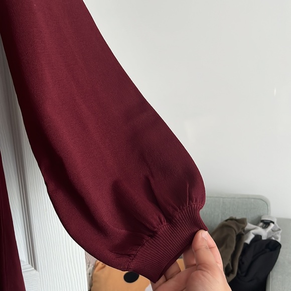 NWOT ASOS tall knitted mini fit and flare dress - Picture 4 of 7